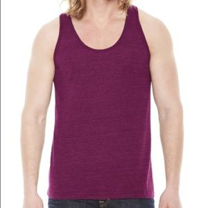 American apparel tri blend tank